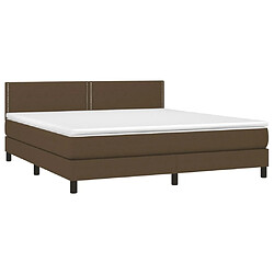 Avis Sommier à lattes,Cadre à lattes de lit pour Adulte matelas et LED Marron foncé 180x200cm -MN77866