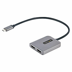 Startech HUB USB C VERS HDMI DOUBLE - D UAL HDMI 4K 60HZ - CABLE DE 30CM