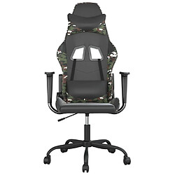 Avis Maison Chic Chaise Gaming | Chaise de jeu de massage Ergonomique | Chaises de Bureau Noir et camouflage Similicuir -GKD54752