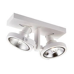 Lumière Spot de plafond double, blanc, 2x GU10/ES111 