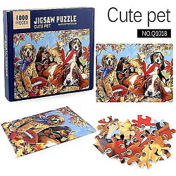 Universal 1000 pièces d'animaux mignons puzzle puzzle jeu de décompression