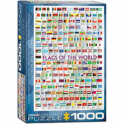 Eurographics Drapeaux du monde Puzzle (1000 piAces) (6000-0128) 