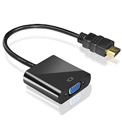 CABLING Câble HDMI mâle vers VGA femelle vidéo adaptateur convertisseur