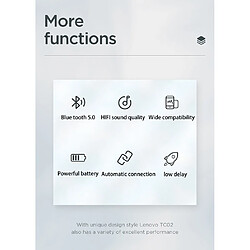 Universal Écouteurs Bluetooth Véritables écouteurs sans fil Étanches à l'oreille Sport Musique pour IOS TC02 | pas cher