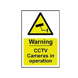 Avis Scan 1311 Panneau en PVC Warning CCTV Cameras In Operation 200 x 300 mm