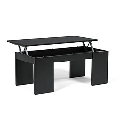 Acheter Weber Industries Table basse relevable bois noir NEWTON