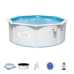 Piscine Hors-Sol en Acier Bestway Hydrium 360x120 cm Épurateur à Sable de 3 028 litres/heure