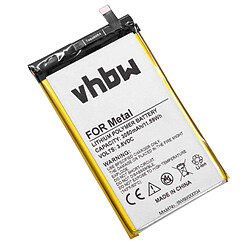 vhbw Li-Polymère batterie 3050mAh (3.8V) pour téléphone portable mobil smartphone Ulefone Metal 