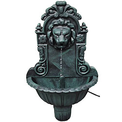 vidaXL Fontaine murale Design de tête de lion 