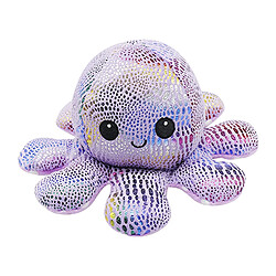 Acheter Enfants Doux Cadeau Poulpe En Peluche Animaux Enfants Double Face Flip Poupée Jouets Violet