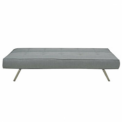 Acheter Meubletmoi Banquette canapé GRIS convertible 3 places - SOLVEIG I