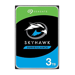 Acheter Seagate Technology Skyhawk Surveillance Disque Dur Interne 3To HDD 3.5" 5900RPM SATA Noir