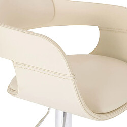 Acheter vidaXL Tabouret de bar Blanc Similicuir