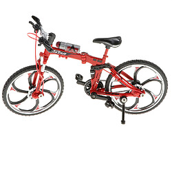 Échelle 1:10 Alliage Diecast Modèle De Vélo Artisanat Vélo Jouet Rouge Pliable