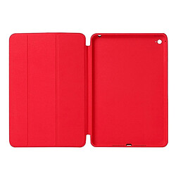 Acheter Wewoo Smart Cover rouge pour iPad mini 4 Étui en cuir de couleur unie à rabat horizontal avec support et fonction de veille / réveil