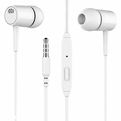 Bouchons D'Oreille Intra-Auriculaires Casque De Jeu Intelligent Avec Microphone Pour Ordinateur Portable Universel Blanc 