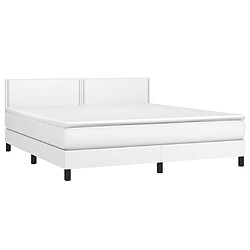 Avis Sommier à lattes et LED,Cadre à lattes de lit avec matelas pour Adulte Blanc 160x200 cm -MN74649