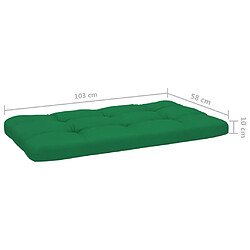 Acheter vidaXL Canapé d'angle palette de jardin Bois de pin imprégné de blanc