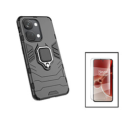 PHONECARE Kit Film Hydrogel Full Cover Avant + Coque 3X1 Military Defender pour OnePlus Ace 2V - Noir 