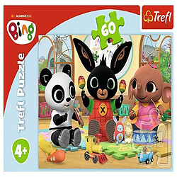 Trefl- Im Rhythmus Von, Hase Bing 60 Teile, für Kinder AB 4 Jahren Puzzle, 17342, Multicolore