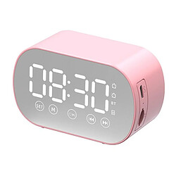 Yonis Mini Enceinte Bluetooth Avec Horloge Alarme Puissante 3W