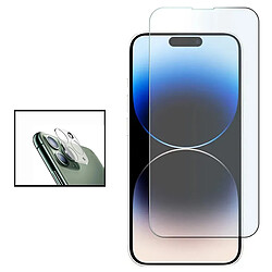 PHONECARE Kit Film Caméra Arrière + Verre Trempé ClearGlass pour Apple iPhone 15 Pro Max - Transparent 