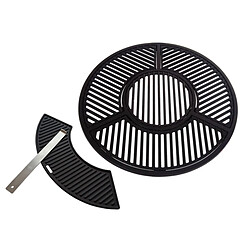 Ensemble complet de grilles de barbecue en fonte pour les barbecues bullet de 57 cm 