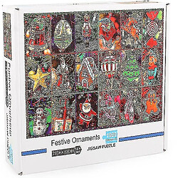 Universal Puzzle de cadeau de Noël de Noël, 1000 PCS Puzzle de décompression éducative, Wal pas cher