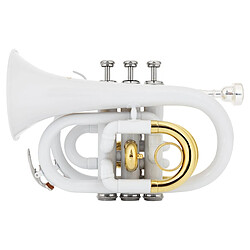 Classic Cantabile Brass TT-400 B-trompette de poche blanc