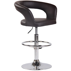 Non Tabouret de bar Jaen simili cuir 