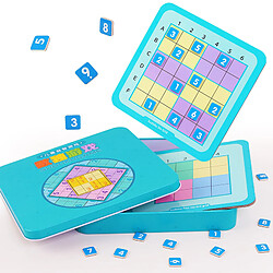 Avis Universal Jeu de chiffres pour enfants Echecs Neuf Carrés Puzzle Sudoku Remplissage Magnétique Chiffres Puzzle Bois Jouets pour enfants | Puzzles