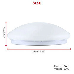 Universal Plafond circulaire, équivalent 100 W, 12 W 1000-2200 lm, blanc naturel