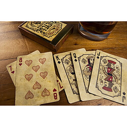 Acheter Universal Jeu de cartes Kentucky Whisky Deck Collection Jeu de cartes Trucs magiques Accessoires Magicien(Jaune)