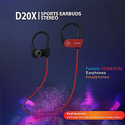 Avis GUPBOO U8 sans fil Bluetooth casque V5.0 écouteur sport course casque anti-transpiration stéréo musique casque fone de ouvido Bluetooth