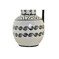 Avis Vase DKD Home Decor Porcelaine Noir Blanc Colonial (15 x 15 x 28 cm)