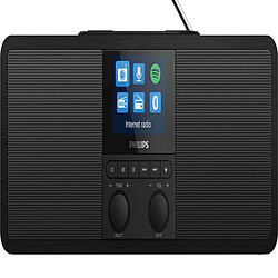 Radio-réveil double alarme noir - TAR8805 - PHILIPS