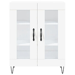 Maison Chic Buffet,Meuble de Rangement,commode pour salon,Cuisine blanc 69,5x34x90 cm bois d'ingénierie -MN73667 pas cher