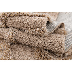 Hadorn Tapis shaggy 185x125 brun Thun Artem pas cher