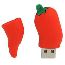 Avis Wewoo Clé USB rouge Disque flash USB de 16 po de forme de poivre chaud