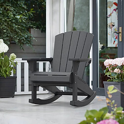 Keter Chaise à bascule Adirondack Troy Graphite