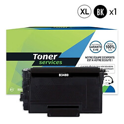 TONER SERVICES Compatible Brother TN3480 Toner Noir TN3480 (BTTN3480) 