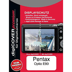 DigiCover Protection d'écran premium pour Pentax Optio E90 