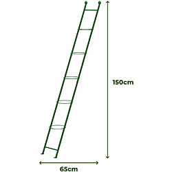 Avis KOMET Support à plantes en acier Ladder vert.