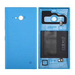 Wewoo Coque arrière bleu pour Nokia Lumia 735 couleur unie NFC arrière de la batterie pièce détachée