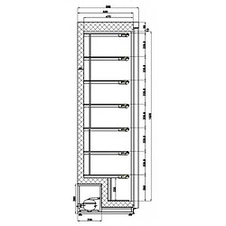 Armoire Réfrigérée Negative Inox - 340 L - Combisteel