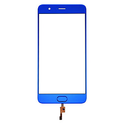 Wewoo Pièce détachée pour Xiaomi Mi Note bleu 3 Lentille extérieure en verre de l'écran avant, identification d'empreintes digitales de soutien