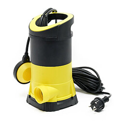 Helloshop26 Pompe pour eaux usées 7000l/h 400 watts pompe submersible construction drainage jaune 16_0000617