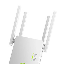 1200Mbps Wifi Répéteur 802.11 AP Router Extender Signal Booster Range Blanc pas cher