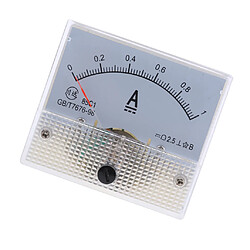 dc ampèremètre analogique panneau compteur amp mètres courant manomètre pointeur type 0-1a