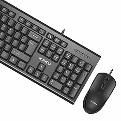 iKAKU KSC-502 Ensemble clavier et souris USB noir